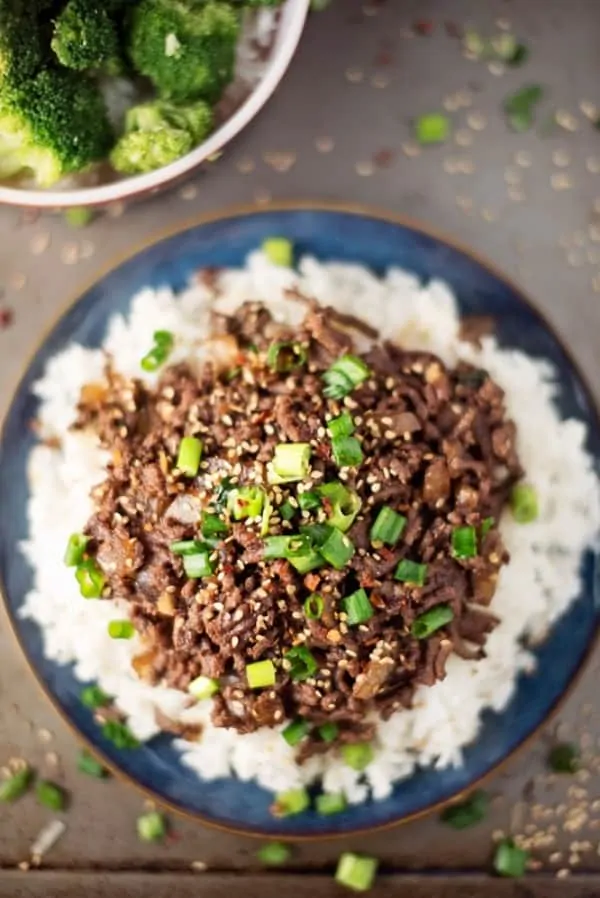 cheap family meals: Asian Beef and Rice Bowks