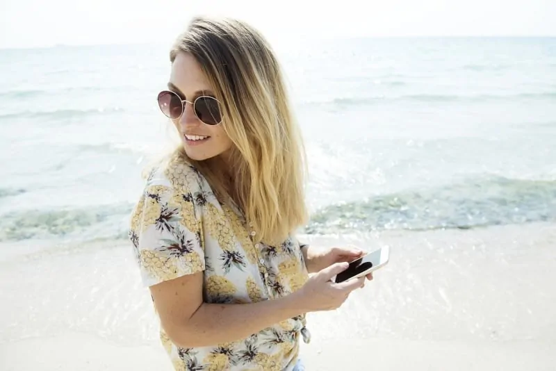 girl on the beach