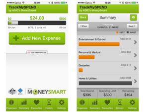 trackmyspend screenshot