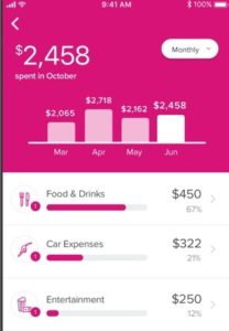 pocketbook app screenshot expenses