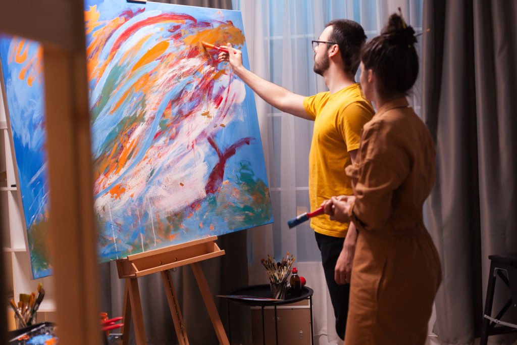 painting is one of the best cheap date ideas