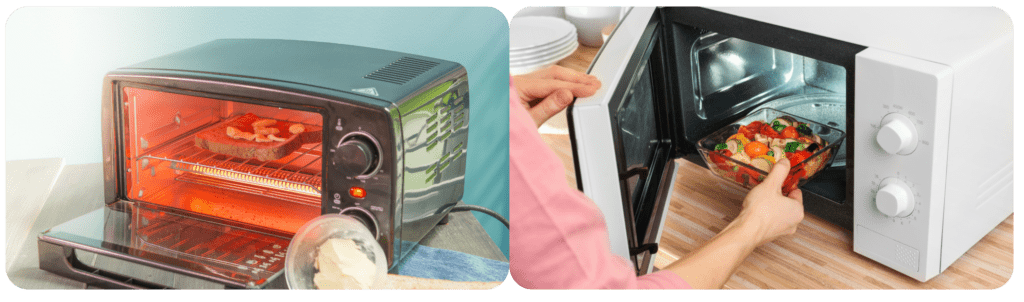 Microwave vs conventional oven vs air fryer | Swoosh Finance