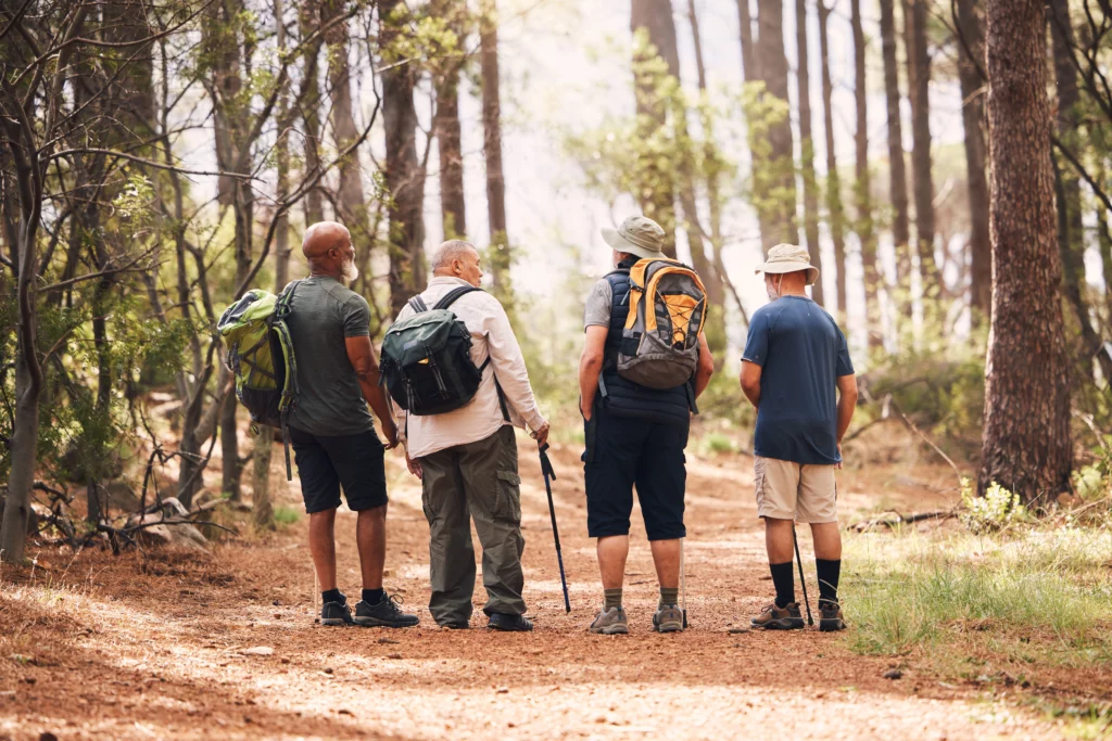 Group of friends exploring a national park | Swoosh Finance