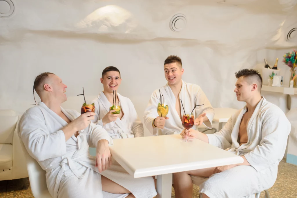 Relaxing spa trip with the boys | Swoosh Finance