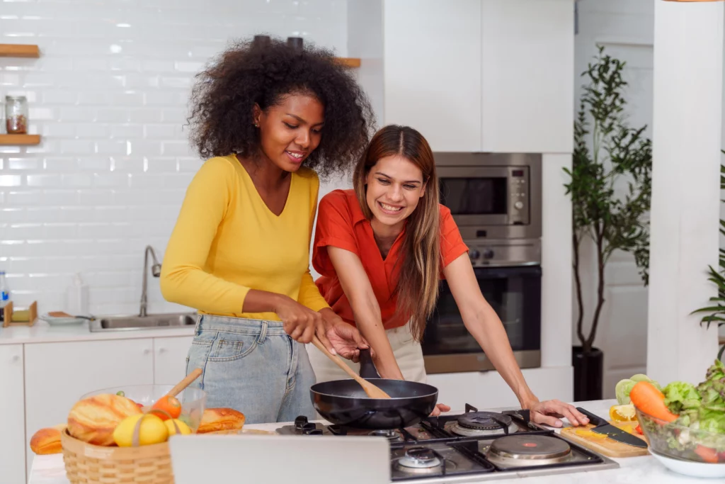 Home date night idea: cooking together | Swoosh Finance