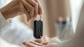 Car being used as collateral for a secured loan | Swoosh Finance
