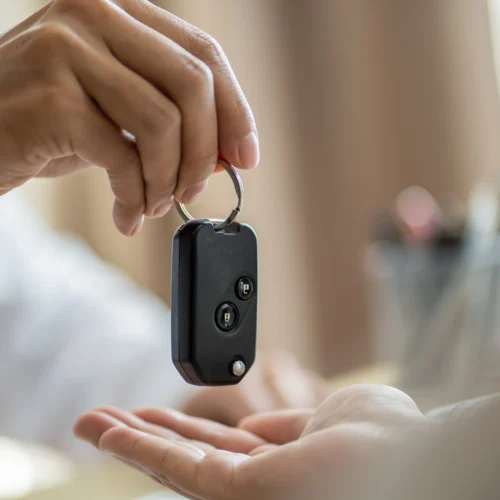 Car being used as collateral for a secured loan | Swoosh Finance