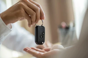 Car being used as collateral for a secured loan