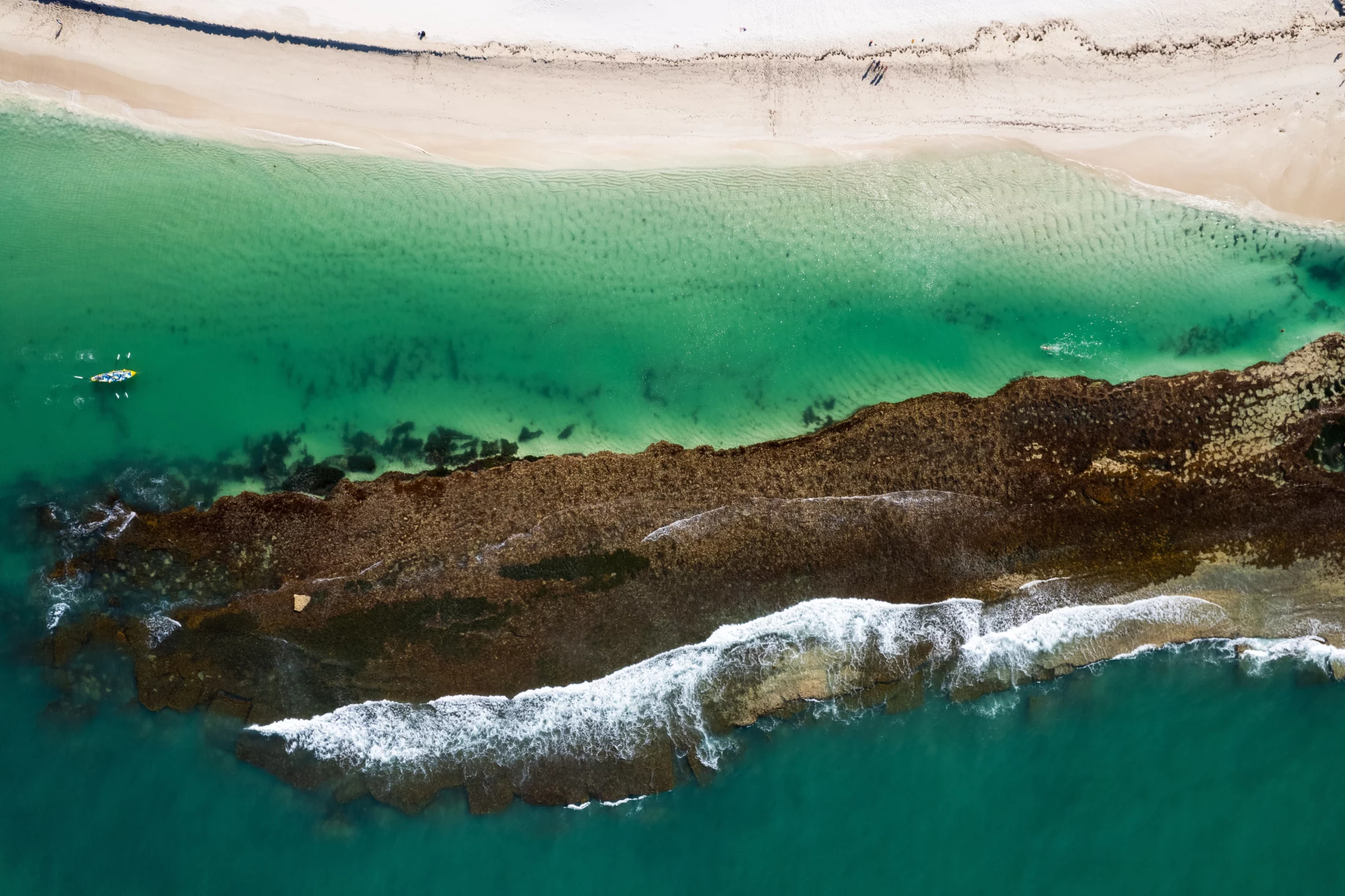 Aerial view of Yanchep Lagoon